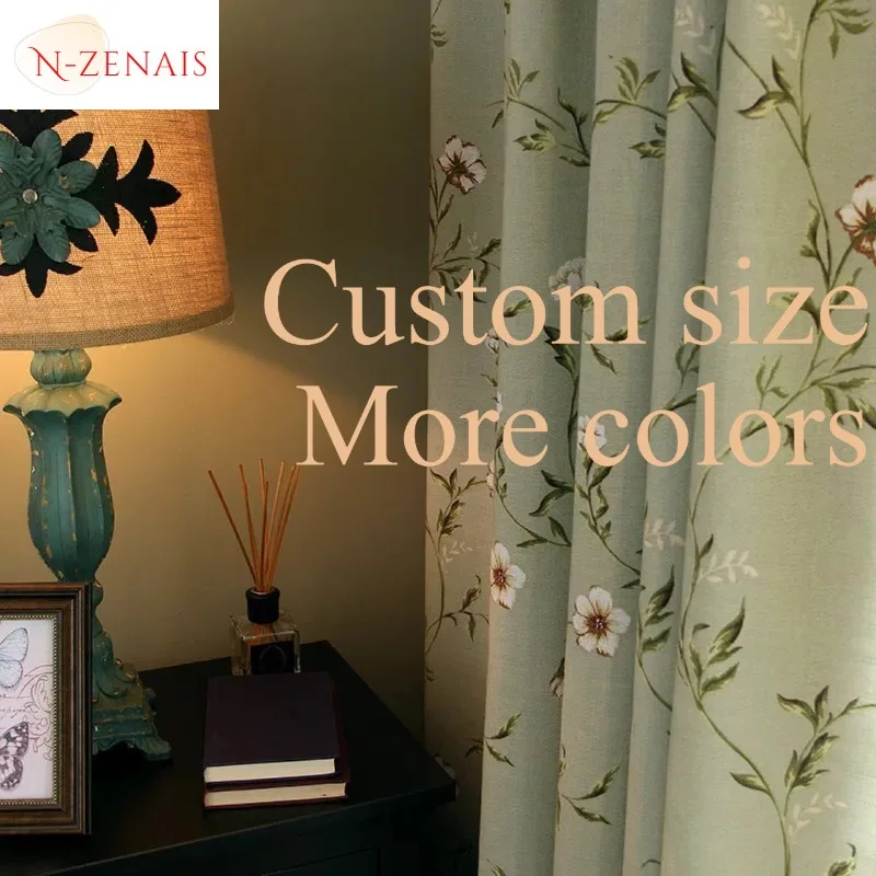 American Cotton Linen Retro Print Green Curtains for Living Room Bedroom Dining Semi-shade Romantic Custom Size Decor Tulle
American Cotton Linen Retro Print Green Curtains for Living Room Bedroom Dining Semi-shade Romantic Custom Size Decor Tulle