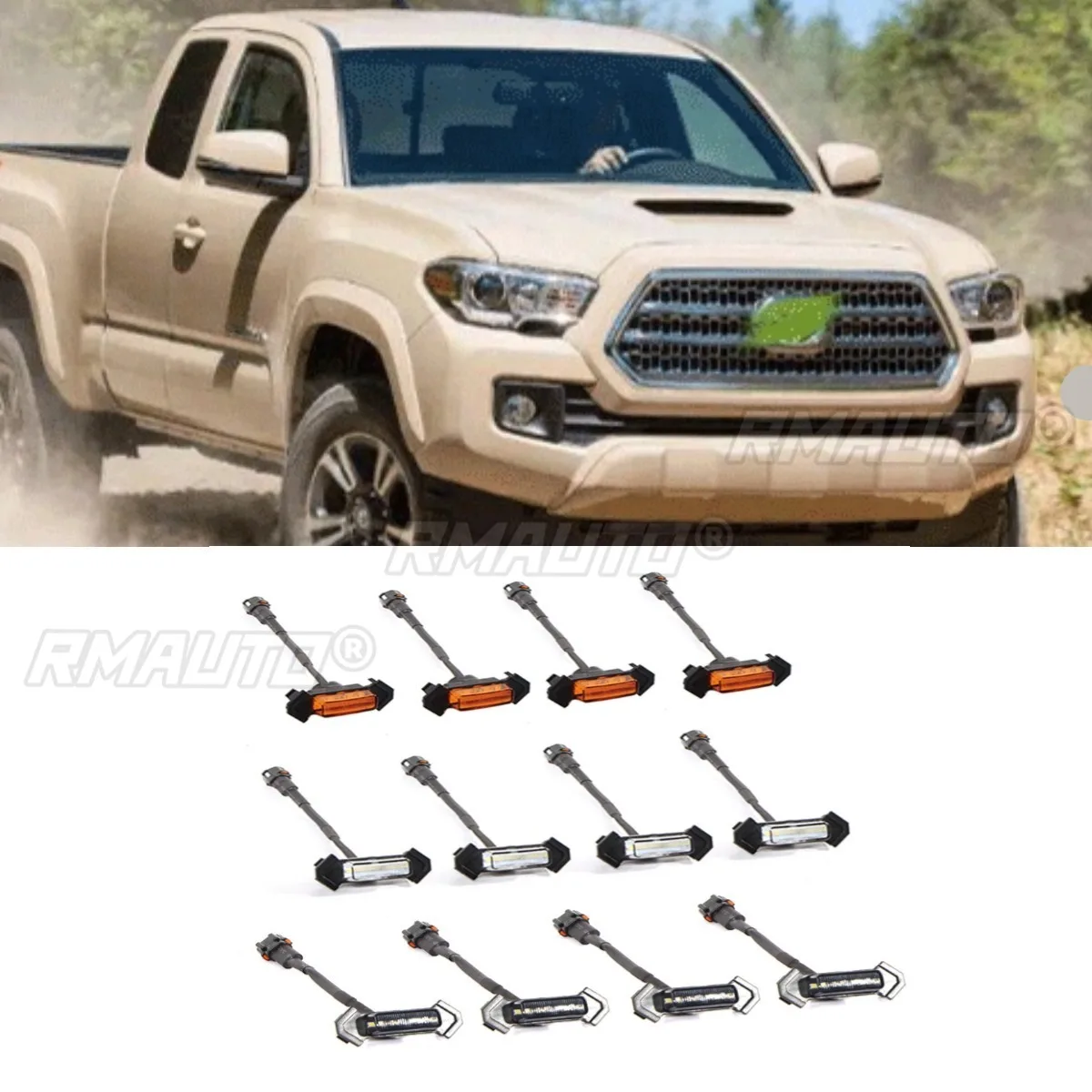 Car Front Bumper Grill Lamp Racing Grills Car Grille for Toyota Tacoma 2016-2020 Body Kit Car Accessories
Car Front Bumper Grill Lamp Racing Grills Car Grille for Toyota Tacoma 2016-2020 Body Kit Car Accessories
