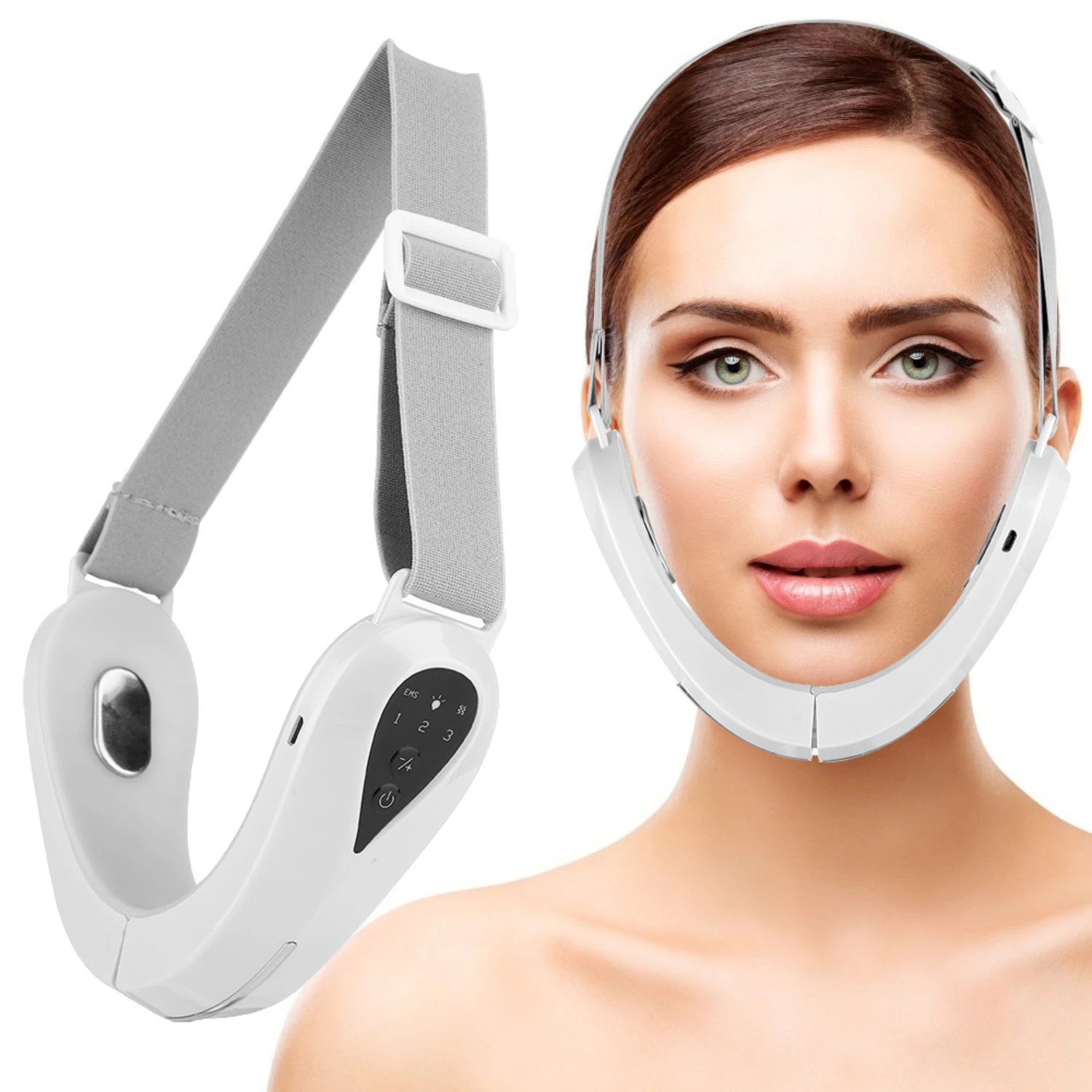 Electric Beauty Device V-Shaped Massager - Firming Machine for Face and Chin Removal
Electric Beauty Device V-Shaped Massager - Firming Machine for Face and Chin Removal