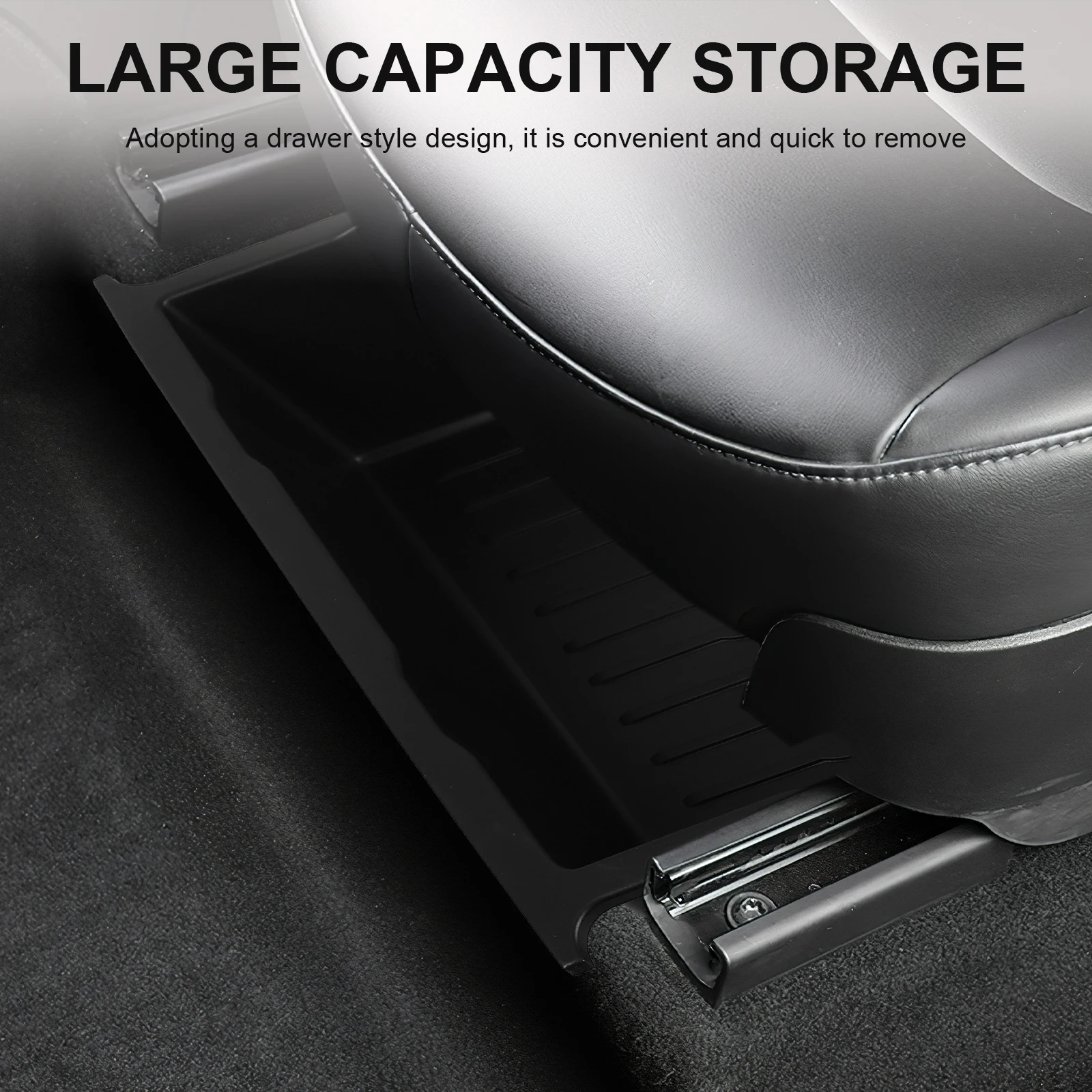 Car Under Seat Storage Box TPE Material Organizer Tray Suitable Size Car Accessory Vehicle Organizer Storage Solution
Car Under Seat Storage Box TPE Material Organizer Tray Suitable Size Car Accessory Vehicle Organizer Storage Solution