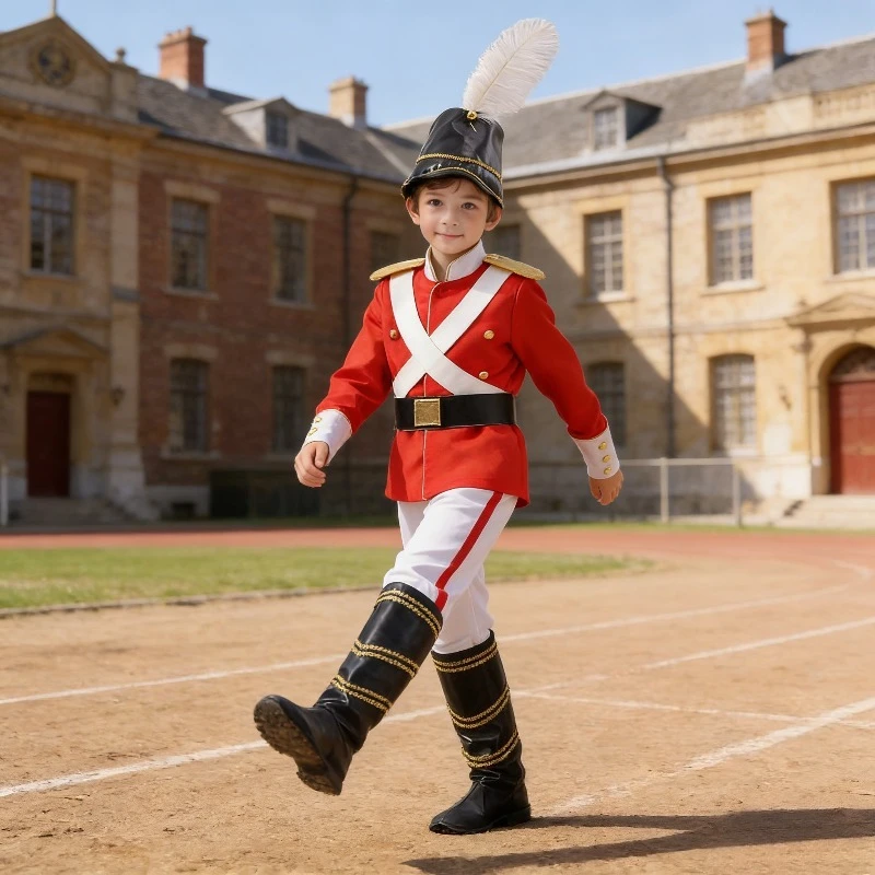 British Toy Soldier Costume for Kids Halloween Cosplay Dress Up Party Outfit
British Toy Soldier Costume for Kids Halloween Cosplay Dress Up Party Outfit