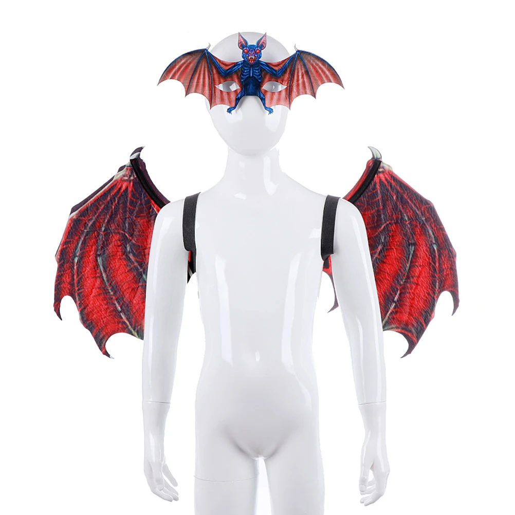 Masquerade Bat Vampire Wings Set Kid Adult Halloween Red Baby Non Woven Durable Festive Supplies Easy Wear Long Time Party DIY
Masquerade Bat Vampire Wings Set Kid Adult Halloween Red Baby Non Woven Durable Festive Supplies Easy Wear Long Time Party DIY