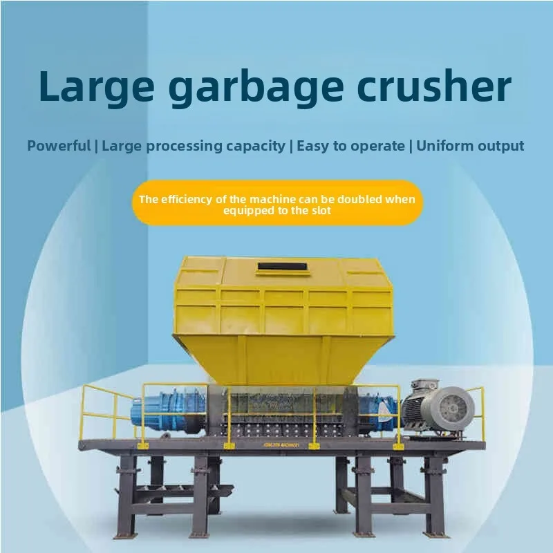 Large Waste Shredding Equipment Scrap Wire Furniture Film Fabric Roller Shredder Industrial Metal Solid Waste Crushing Machine
Large Waste Shredding Equipment Scrap Wire Furniture Film Fabric Roller Shredder Industrial Metal Solid Waste Crushing Machine
