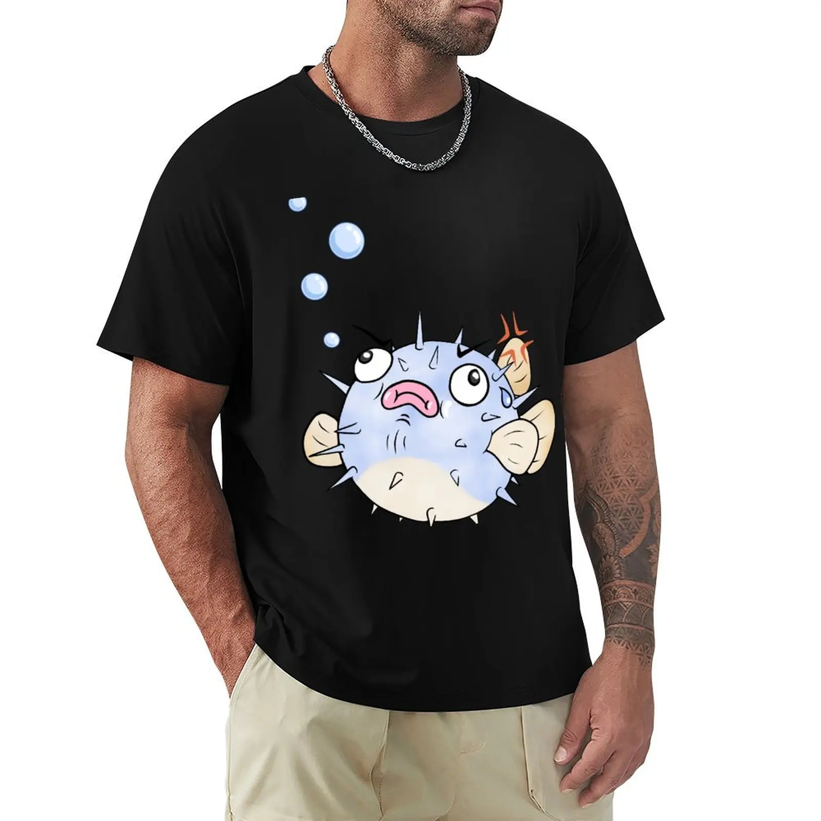 Angry Pufferfish T-Shirt Big Size Crew Neck T-Shirt
Angry Pufferfish T-Shirt Big Size Crew Neck T-Shirt