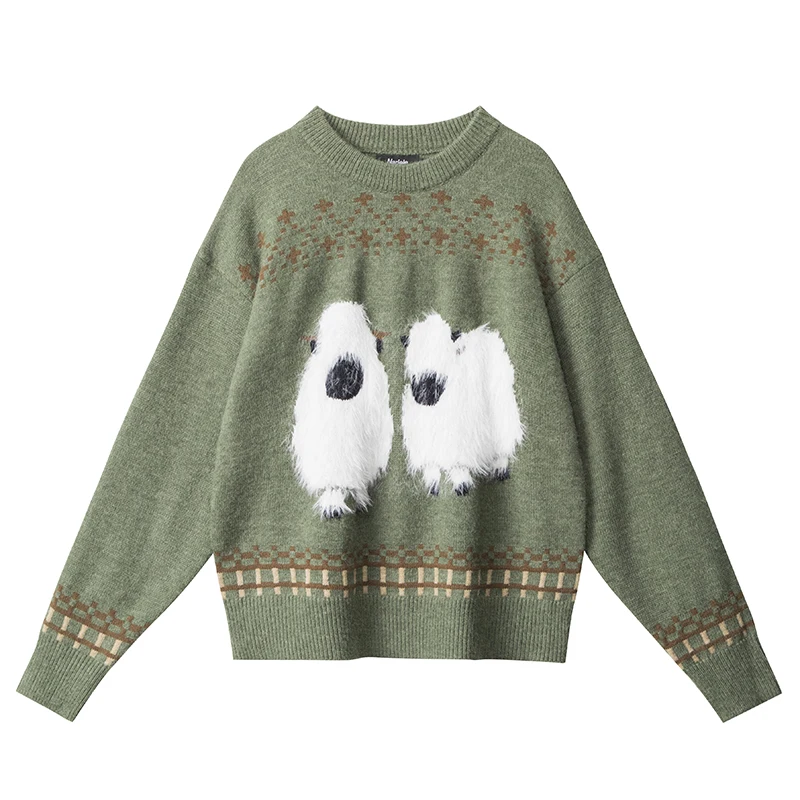 Autumn Mens Knitted Jumper Sweaters Fuzzy Cute Sheep Embroidery Pullovers Streetwear Harajuku Casual Loose Fit Knitwear Clothing
Autumn Mens Knitted Jumper Sweaters Fuzzy Cute Sheep Embroidery Pullovers Streetwear Harajuku Casual Loose Fit Knitwear Clothing