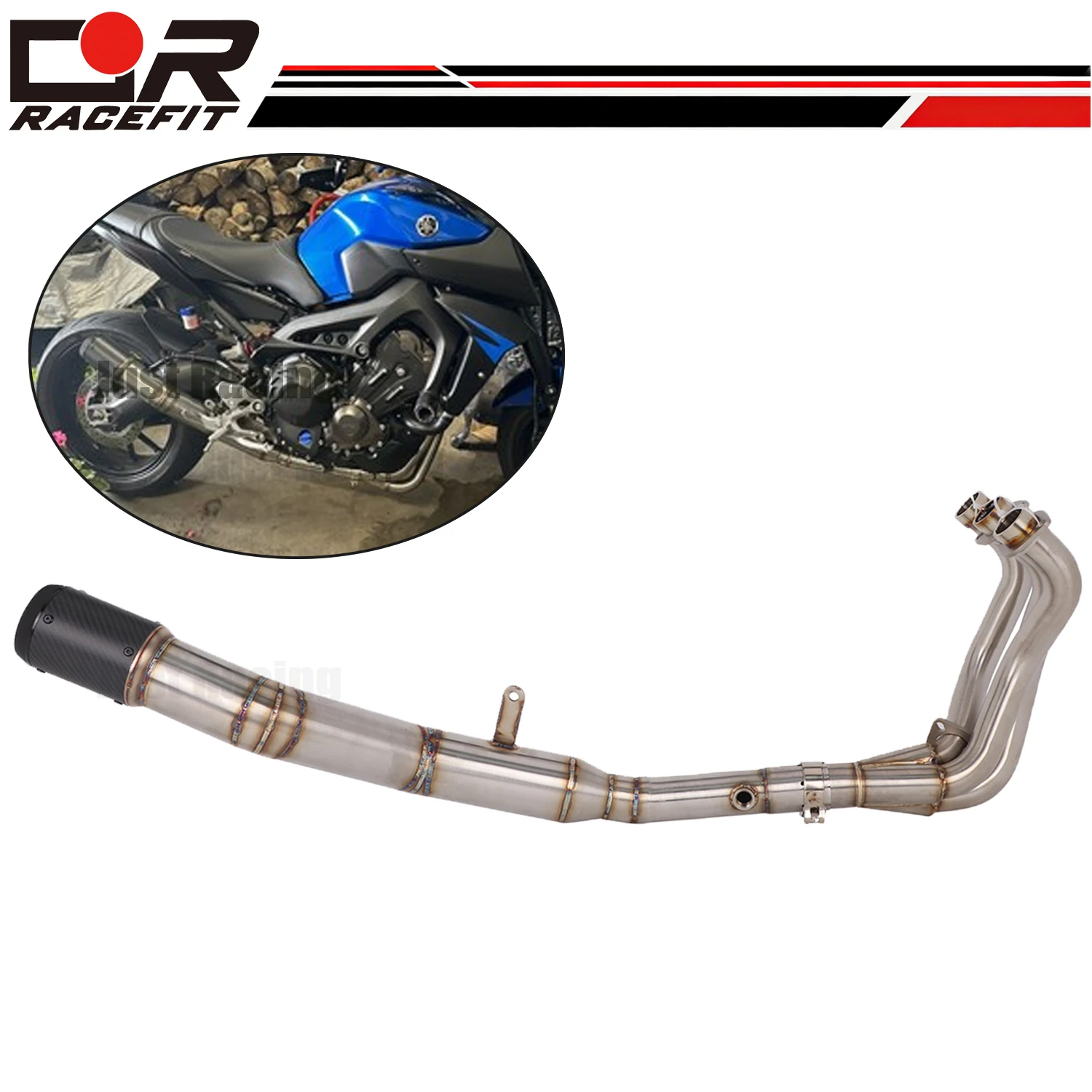 Exhaust Header Link Pipe Carbon Mufflers Tips For Yamaha MT-09 FZ09 2014-2020
Exhaust Header Link Pipe Carbon Mufflers Tips For Yamaha MT-09 FZ09 2014-2020