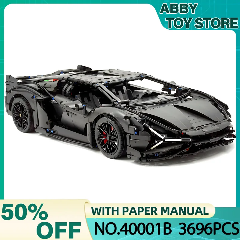 Новый высокотехнологичный суперспортивный автомобиль MOC 40001B, модель Hypercar, строительные блоки, игрушка-пазл с черными каркасами, рождественский подарок для детей на день рождения
Новый высокотехнологичный суперспортивный автомобиль MOC 40001B, модель Hypercar, строительные блоки, игрушка-пазл с черными каркасами, рождественский подарок для детей на день рождения