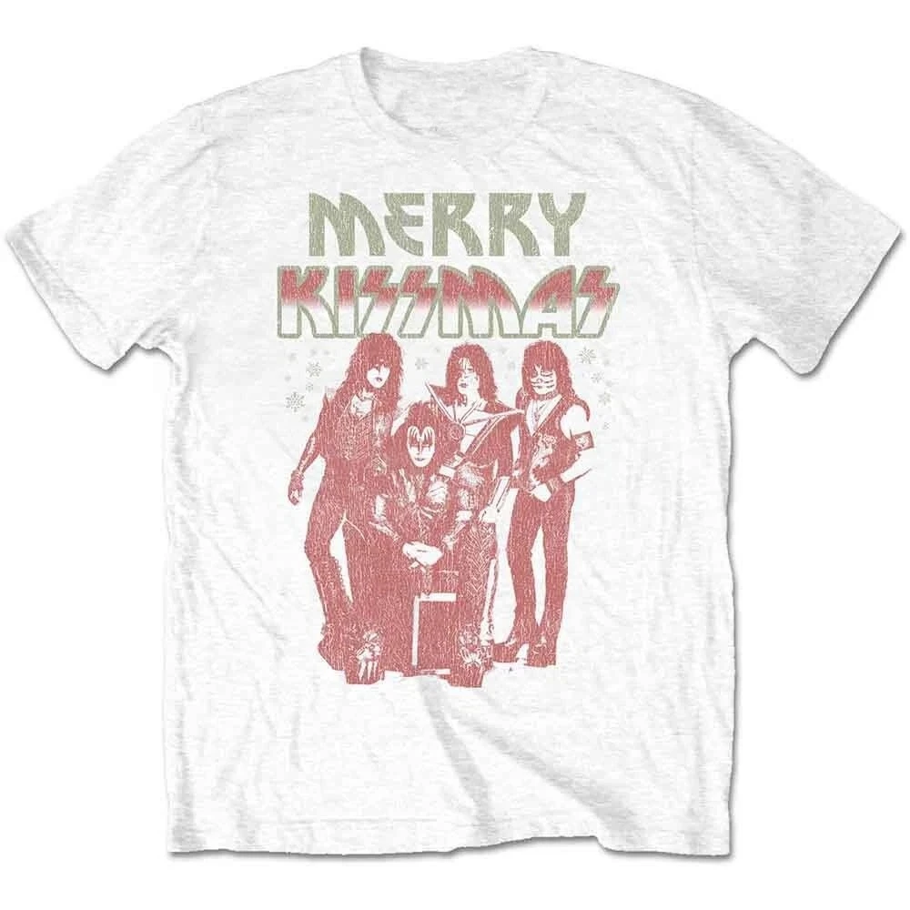 KISS T Shirt Merry Kissmas Band Logo Official Men White American Band Singer T-shirt Men Street Hip-hop Rock Short-sleeved Women
KISS T Shirt Merry Kissmas Band Logo Official Men White American Band Singer T-shirt Men Street Hip-hop Rock Short-sleeved Women