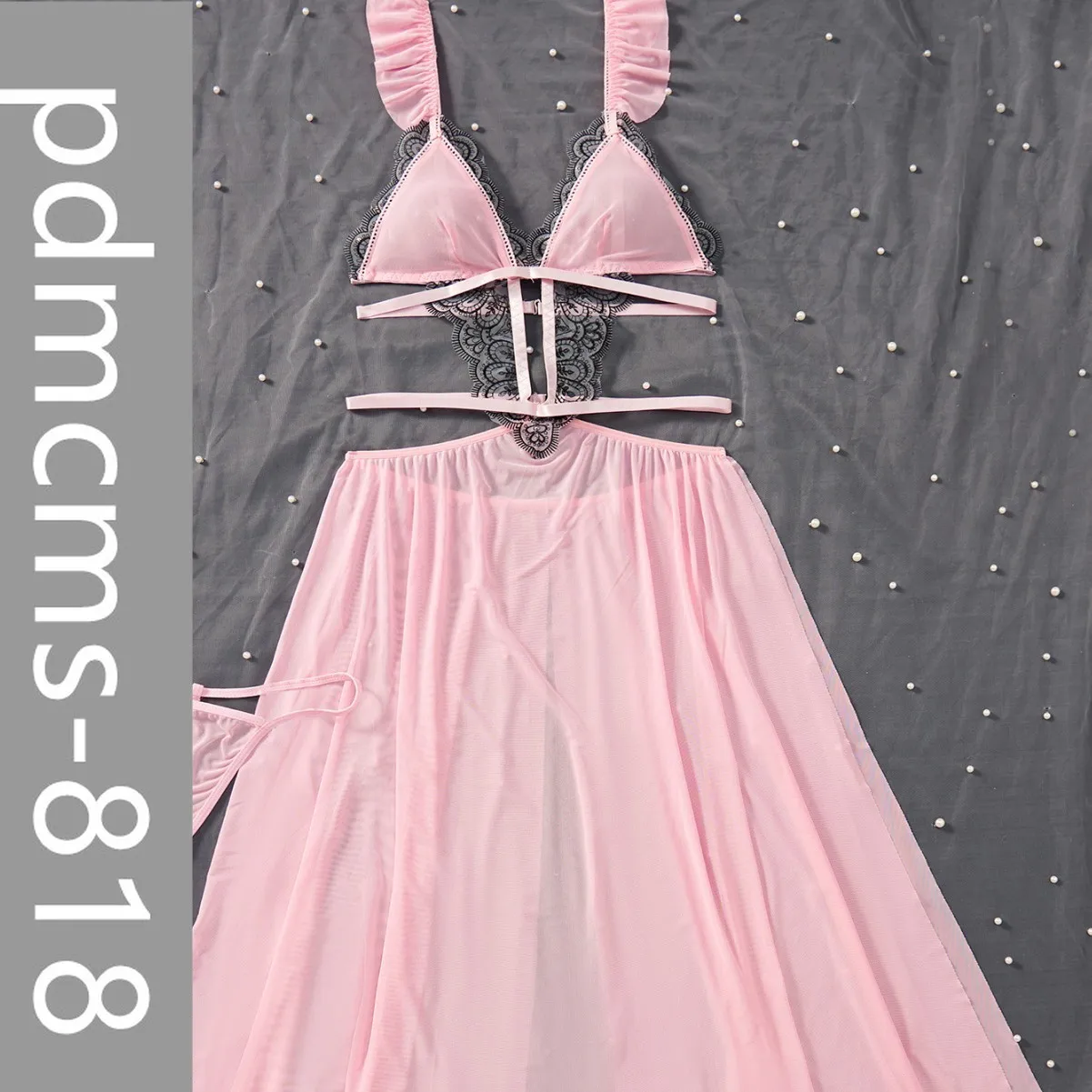 2025 new women's erotic underwear suspender dress nightdress passion pure desire sexy lace perspective temptation thong
2025 new women's erotic underwear suspender dress nightdress passion pure desire sexy lace perspective temptation thong
