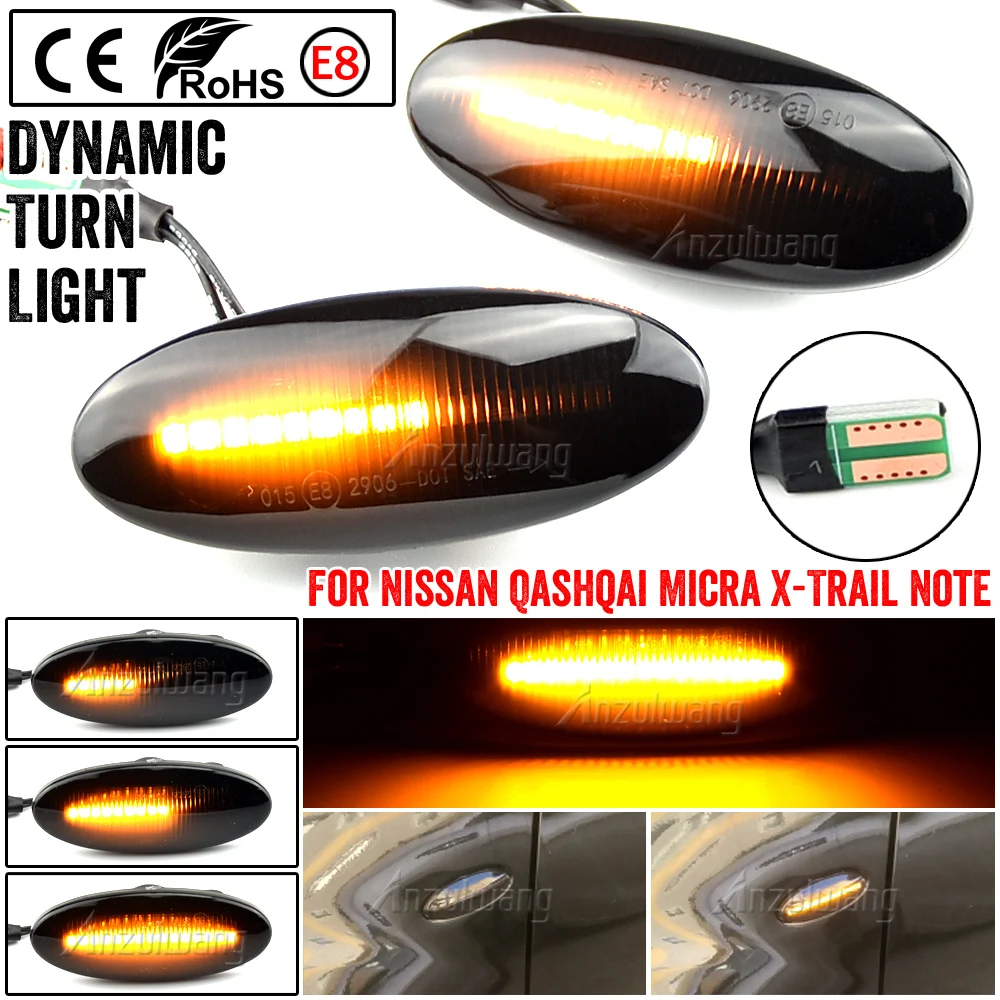 Plug&Play Car Side Marker Light For Nissan Dualis Cube Interstar MK3 Navara D22 Dynamic LED Turn Signal Lamp
Plug&Play Car Side Marker Light For Nissan Dualis Cube Interstar MK3 Navara D22 Dynamic LED Turn Signal Lamp