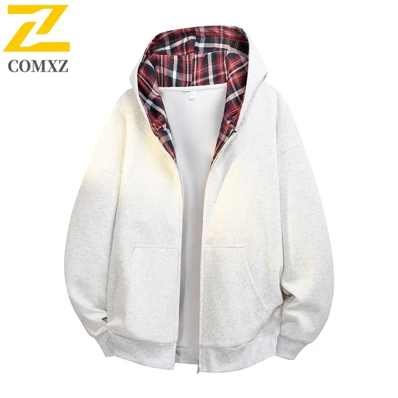 COMXZ Plaid Trend Couple Cardigan Sweatshirt Loose Trend Solid Cardigan Sweatshirt Dewu Two Way Taobao Vip Cross Border Hot Sale
COMXZ Plaid Trend Couple Cardigan Sweatshirt Loose Trend Solid Cardigan Sweatshirt Dewu Two Way Taobao Vip Cross Border Hot Sale