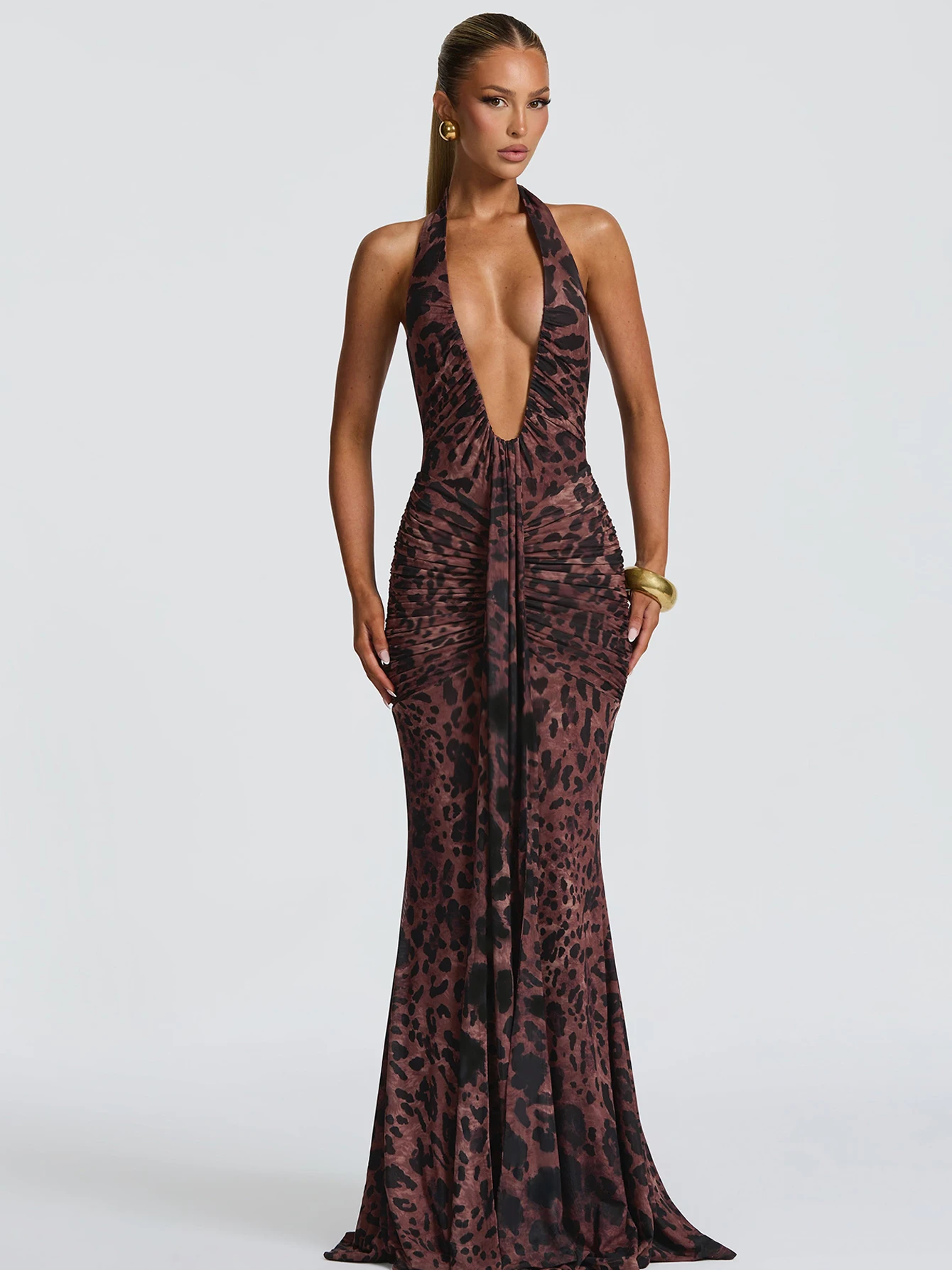 Dulzura Summer Latest Fashion V-Neck Backless Ruched Lace Up Slim Ribbon Long Dress Sexy Elegant Women'S Clothes Party Clubwear
Dulzura Summer Latest Fashion V-Neck Backless Ruched Lace Up Slim Ribbon Long Dress Sexy Elegant Women'S Clothes Party Clubwear