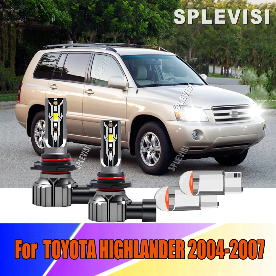 9005 9006 9006 LED Headlight Fog Lights Wider, Brighter Illumination Night Driving For TOYOTA HIGHLANDER 2004 2005 2006 2007
9005 9006 9006 LED Headlight Fog Lights Wider, Brighter Illumination Night Driving For TOYOTA HIGHLANDER 2004 2005 2006 2007