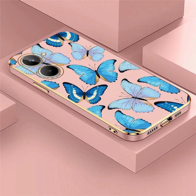 Blue Butterfly Pattern Phone Case For OPPO Realme 12 Pro Plus 9i 4G 12 5G 10 11 9 Pro Silicone Plating Shockproof Cover
Blue Butterfly Pattern Phone Case For OPPO Realme 12 Pro Plus 9i 4G 12 5G 10 11 9 Pro Silicone Plating Shockproof Cover