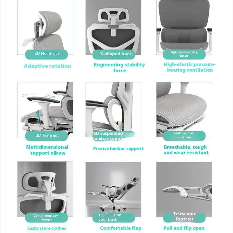 Foot Rest Chair Pedal Wheels Computer Pedal Separation Of Waist And Back Chairs Seat Depth Adjustment Silla Ergonómica
Foot Rest Chair Pedal Wheels Computer Pedal Separation Of Waist And Back Chairs Seat Depth Adjustment Silla Ergonómica