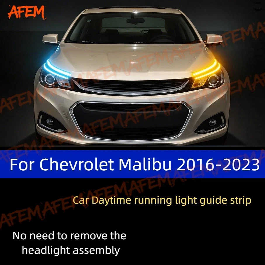 2Pcs 12V Led Guide Strip Headlight For Car Daytime Running Lights Turn Signal DRL Car Modification For Chevrolet Malibu 16-23
2Pcs 12V Led Guide Strip Headlight For Car Daytime Running Lights Turn Signal DRL Car Modification For Chevrolet Malibu 16-23