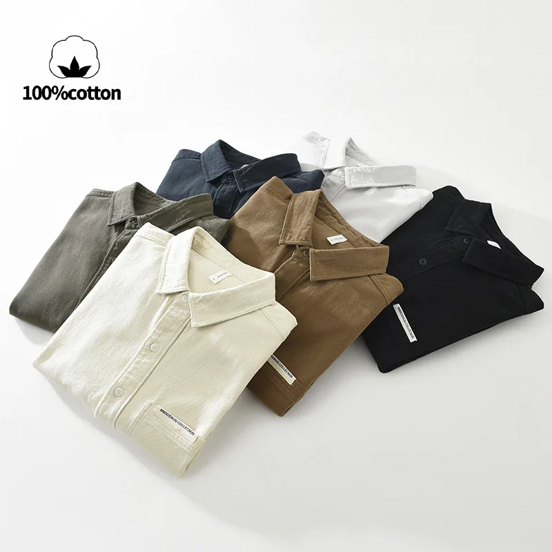 Men’s Japanese Minimalist Long Sleeve Shirt – Fresh, 100% Cotton Breathable, Sweat-Wicking Shirt Coat Asian Size:M-3XL
Men’s Japanese Minimalist Long Sleeve Shirt – Fresh, 100% Cotton Breathable, Sweat-Wicking Shirt Coat Asian Size:M-3XL