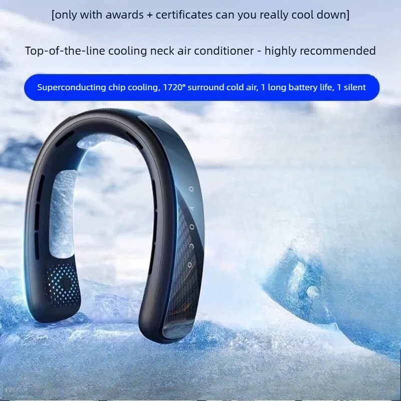 2026 New Silent Long Battery Life Powerful Air Conditioning Fan USB Charging Wearable Neck Fan
2026 New Silent Long Battery Life Powerful Air Conditioning Fan USB Charging Wearable Neck Fan