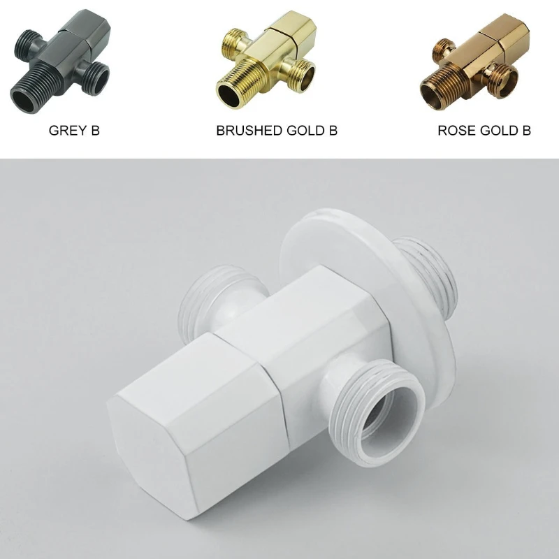 Brushed Gold / Rose Gold Soild Brass G1/2 Diamond Angle Valve Switch Valve for Bathroom / Kitchen / Toilet / Faucet / Bidet
Brushed Gold / Rose Gold Soild Brass G1/2 Diamond Angle Valve Switch Valve for Bathroom / Kitchen / Toilet / Faucet / Bidet