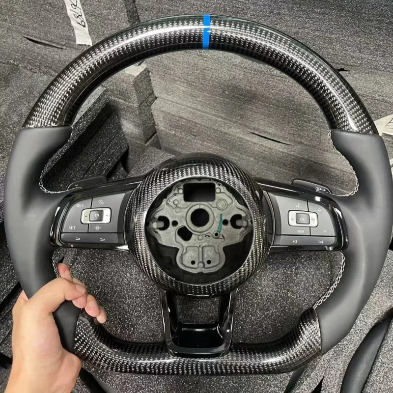 Для Volkswagen Custom Carbon Fiber Рулевое колесо Обновление подходит для Golf MK7 7.5 GTI GTD GTE R 2013-2020 Polo GTI Tiguan Passat
Для Volkswagen Custom Carbon Fiber Рулевое колесо Обновление подходит для Golf MK7 7.5 GTI GTD GTE R 2013-2020 Polo GTI Tiguan Passat