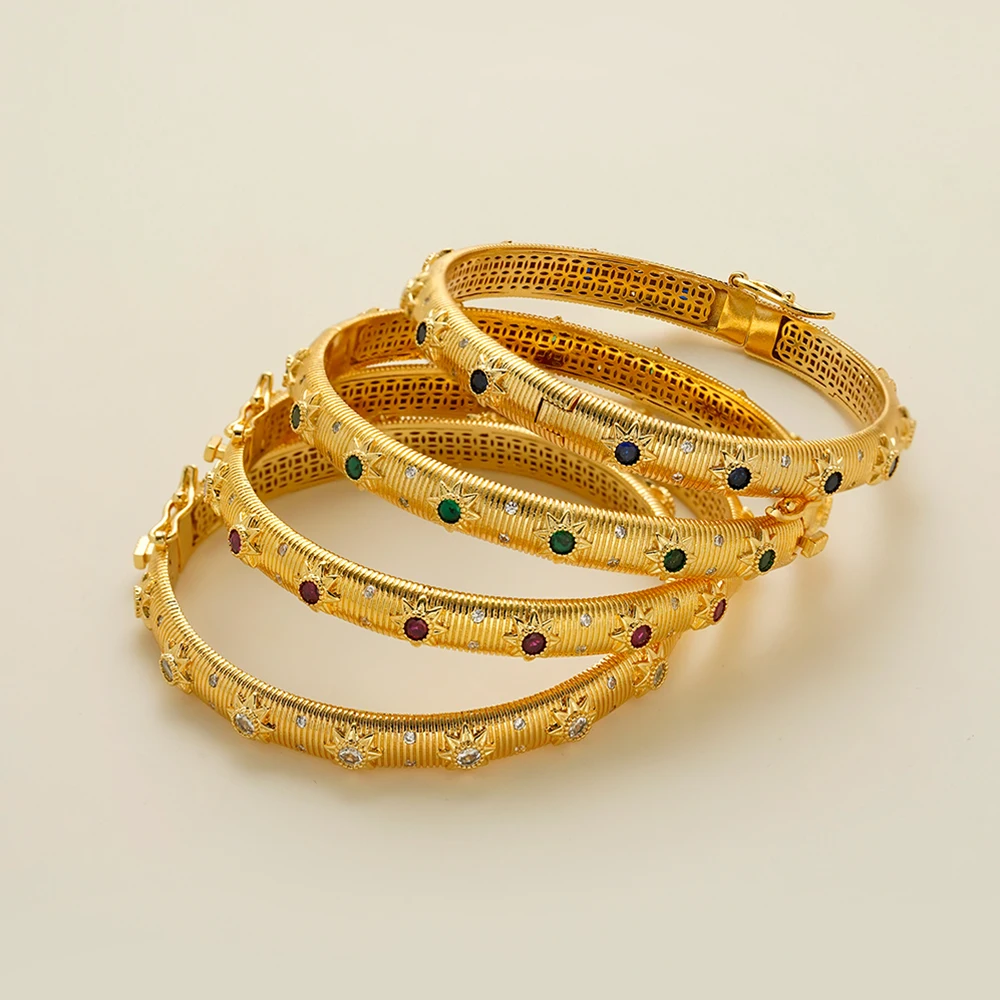 ENFASHION Pulseras Brushed Crafts Stars Zircon Bracelet For Women's Brass 18K Plated Gold Fashion Delicate Fashion Jewelry B2638
ENFASHION Pulseras Brushed Crafts Stars Zircon Bracelet For Women's Brass 18K Plated Gold Fashion Delicate Fashion Jewelry B2638