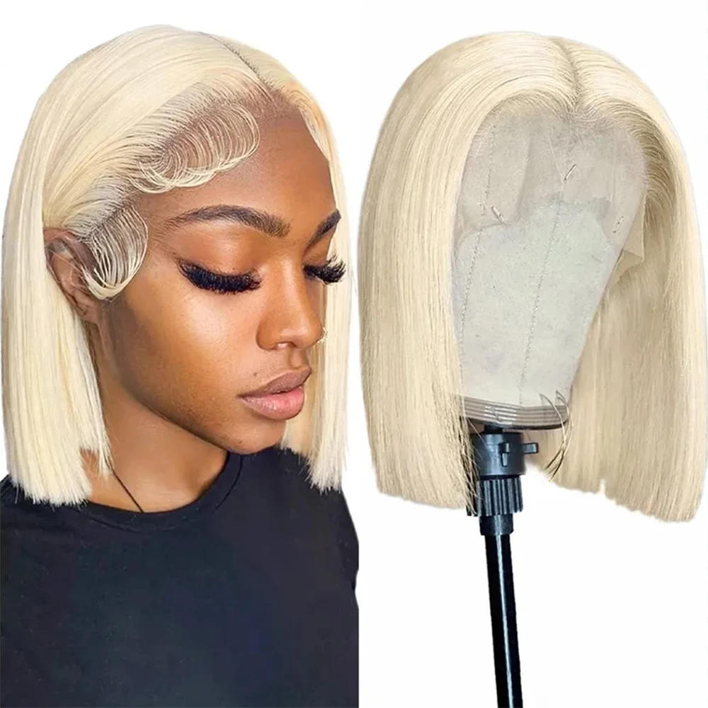 613 Blonde Bob Colored Hair Wig Human Hair 13x4 Lace Frontal Wig Brazilian Cheap Straight Bob Wig Human Hair Wig for Women
613 Blonde Bob Colored Hair Wig Human Hair 13x4 Lace Frontal Wig Brazilian Cheap Straight Bob Wig Human Hair Wig for Women