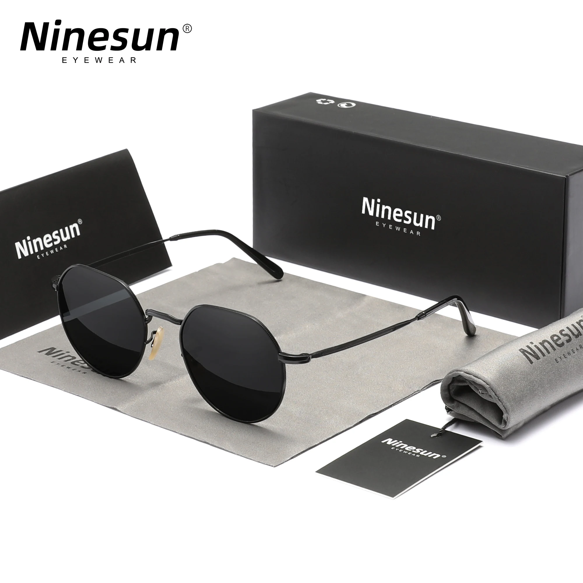 NINESUN New Polarized Sunglasses For Men Women Retro UV400 Round Alloy Frame Anti-reflection Glassses Luxury Eyewear
NINESUN New Polarized Sunglasses For Men Women Retro UV400 Round Alloy Frame Anti-reflection Glassses Luxury Eyewear