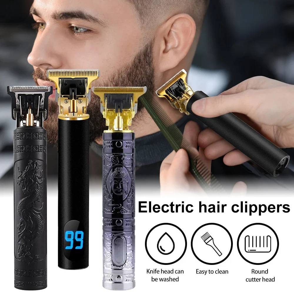 Электрическая машинка для стрижки волос, профессиональная винтажная машина для стрижки волос, мужская бритва, перезаряжаемый парикмахерский триммер для мужчин, Дракон Будда
Электрическая машинка для стрижки волос, профессиональная винтажная машина для стрижки волос, мужская бритва, перезаряжаемый парикмахерский триммер для мужчин, Дракон Будда