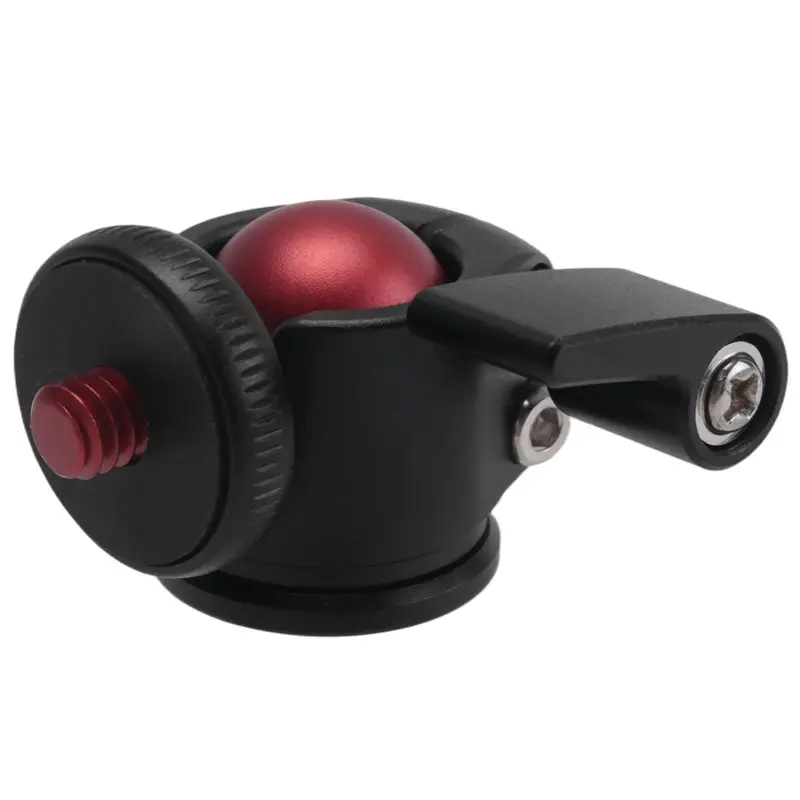 Вращающаяся на 360 градусов шаровая головка из алюминиевого сплава, подходящая для мобильных телефонов/спортивных камер
Вращающаяся на 360 градусов шаровая головка из алюминиевого сплава, подходящая для мобильных телефонов/спортивных камер