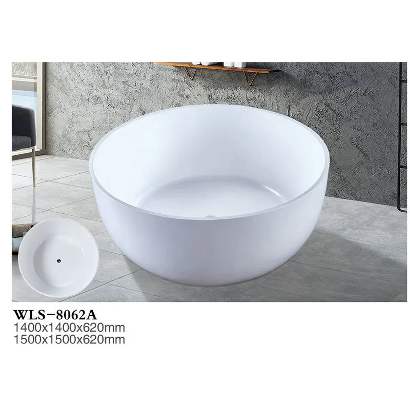 Acrylic Round Bath Tank Independent Adult Simple Bathtub Foshan Wholesale Purchase 8062A Directly From The Manufacturer
Acrylic Round Bath Tank Independent Adult Simple Bathtub Foshan Wholesale Purchase 8062A Directly From The Manufacturer