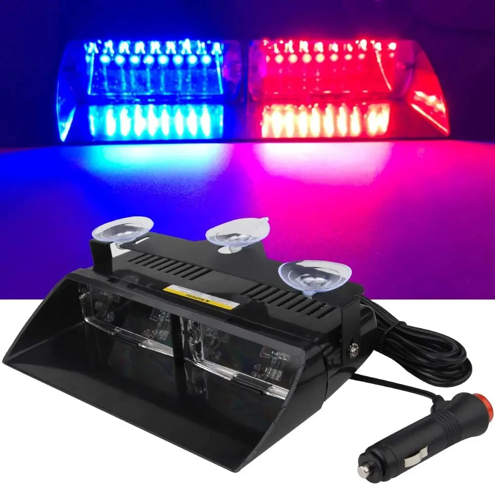 LED Windshield Strobe Light Bar 16LED Dash Emergency Warning Hazard Lamp Security System Emergency Strobe Light 12V Beacon Light
LED Windshield Strobe Light Bar 16LED Dash Emergency Warning Hazard Lamp Security System Emergency Strobe Light 12V Beacon Light