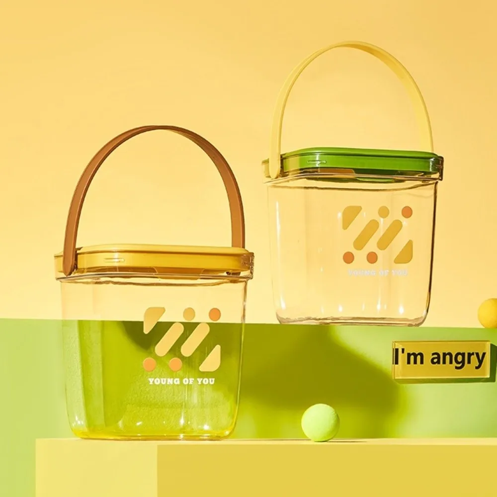 Storage Bin Transparent Desktop Trash Can Thickened Plastic Hand-Held Bin with handle Mini Peel Box Household Use
Storage Bin Transparent Desktop Trash Can Thickened Plastic Hand-Held Bin with handle Mini Peel Box Household Use
