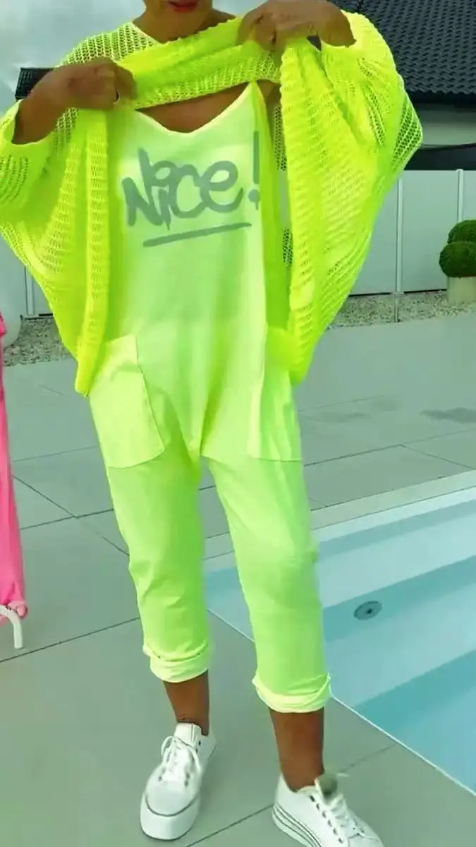 Свободные повседневные однотонные пуловеры, верхний комбинезон, комплекты дышащего одежды, индивидуальный ажурный ленивый комплект из 2 предметов
Свободные повседневные однотонные пуловеры, верхний комбинезон, комплекты дышащего одежды, индивидуальный ажурный ленивый комплект из 2 предметов