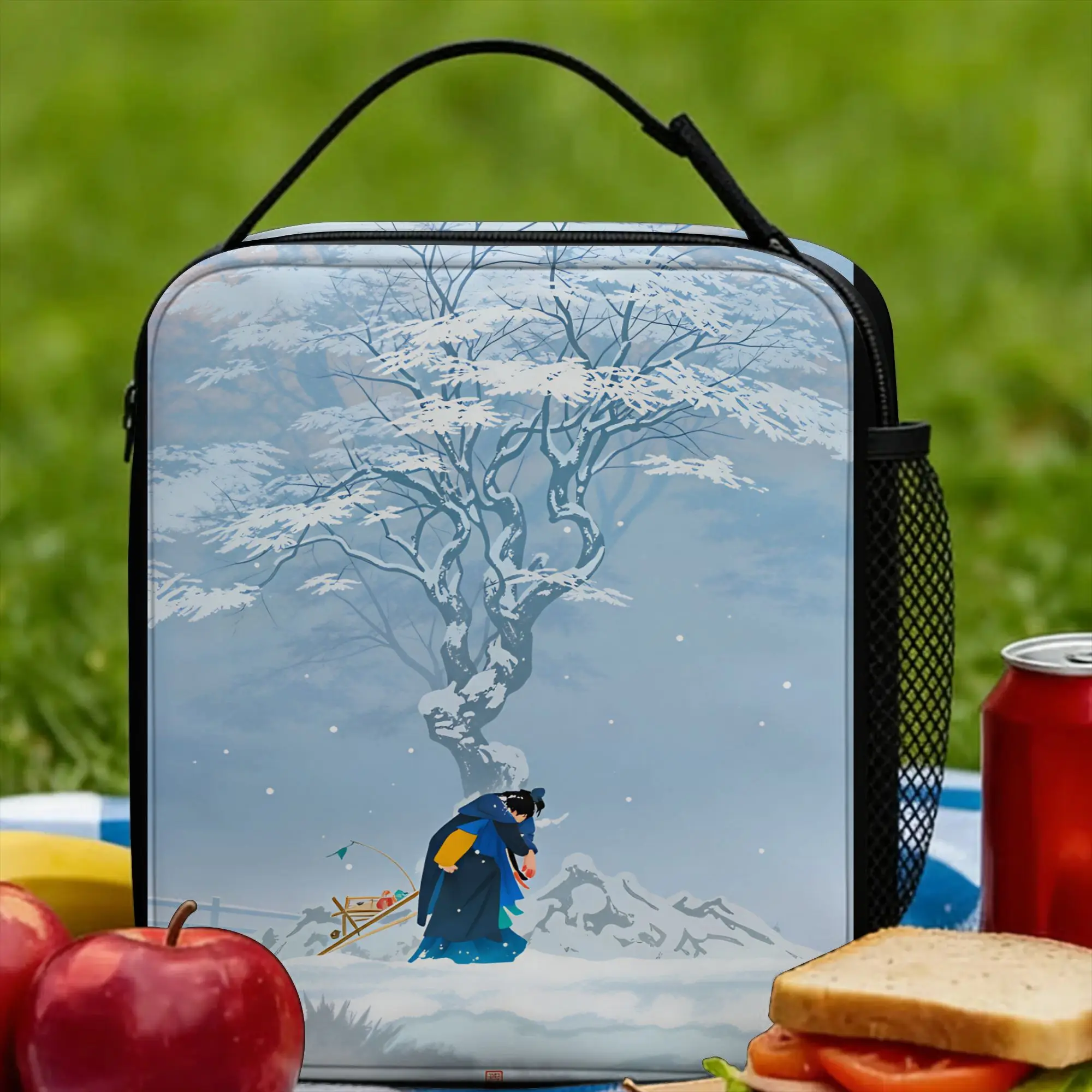 Pursuit of Jade Lunch Bag Leisure Lunch Box For Women Outdoor Picnic Portable Zipper Cooler Bag Oxford Print Tote Food Bags
Pursuit of Jade Lunch Bag Leisure Lunch Box For Women Outdoor Picnic Portable Zipper Cooler Bag Oxford Print Tote Food Bags