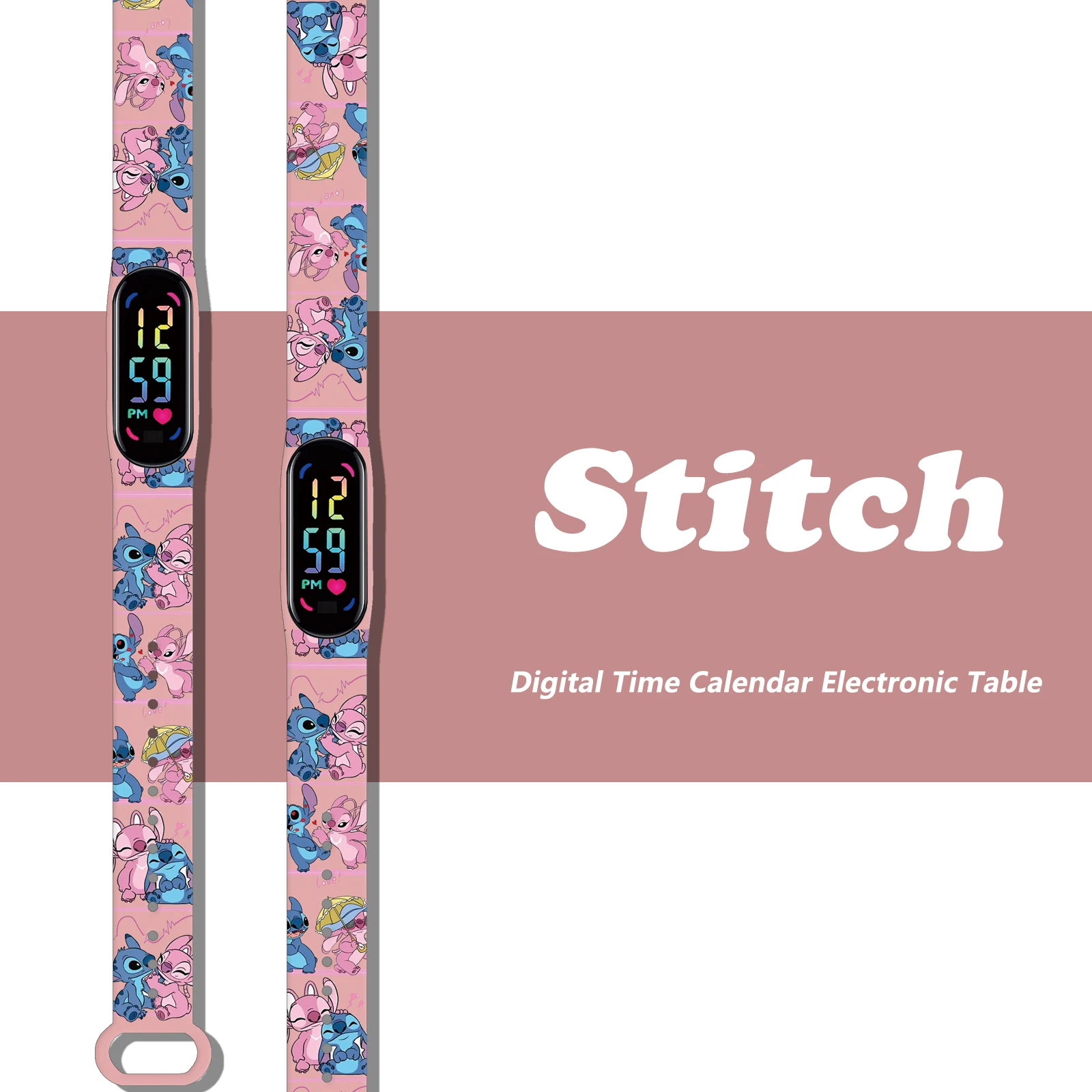 Disney Mischievous Stitch Print Band for Xiaomi Mi Band 10, Slim Soft Silicone Replacement Strap Watchband Wristband Accessories
Disney Mischievous Stitch Print Band for Xiaomi Mi Band 10, Slim Soft Silicone Replacement Strap Watchband Wristband Accessories