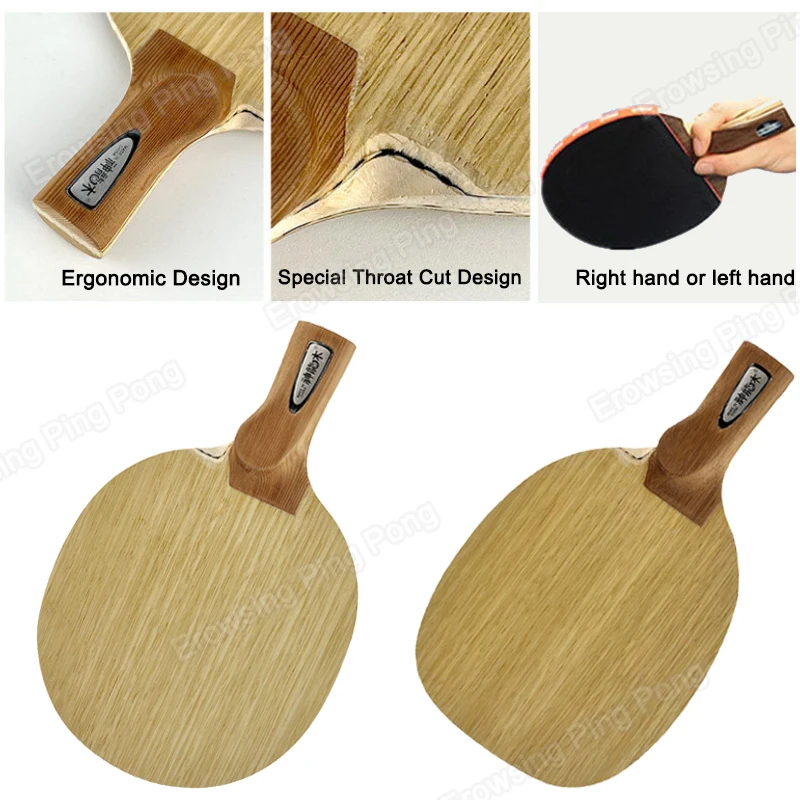 7-Ply Carbon Table Tennis Balde Special Throat Cut Design 6mm Ping Pong Paddle Chinese/Japanese Penhold Ping Pong Base Racket
7-Ply Carbon Table Tennis Balde Special Throat Cut Design 6mm Ping Pong Paddle Chinese/Japanese Penhold Ping Pong Base Racket