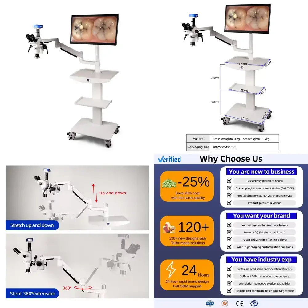 Murzider MSD208 4K 22 Inch Operating Microscope with 4K HD Camera and 22 Inch Display
Murzider MSD208 4K 22 Inch Operating Microscope with 4K HD Camera and 22 Inch Display