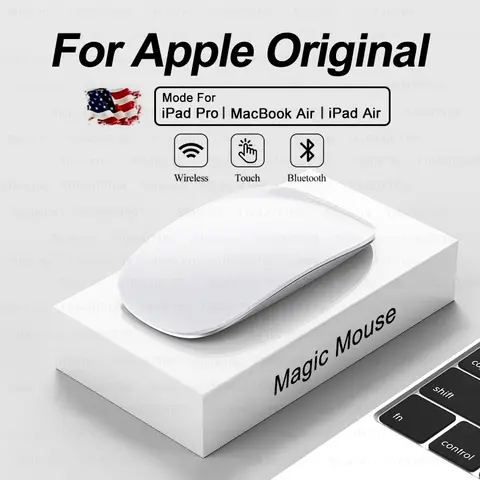 Dla APPLE Oryginalna mysz Multi-Touch Surface Magic Mouse dla Macbook Pro Air Mini Laptop Tablet PC iPad Bezprzewodowa mysz Bluetooth 5.0