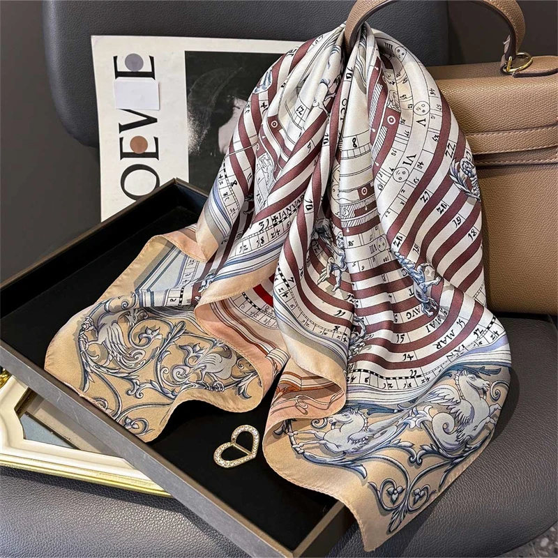 65cm 100% Twill Silk Square Scarf for Women 14mm Neck Tie Neckerchief Double side Female Foulard Headband Hijab Shawl Bandana
65cm 100% Twill Silk Square Scarf for Women 14mm Neck Tie Neckerchief Double side Female Foulard Headband Hijab Shawl Bandana