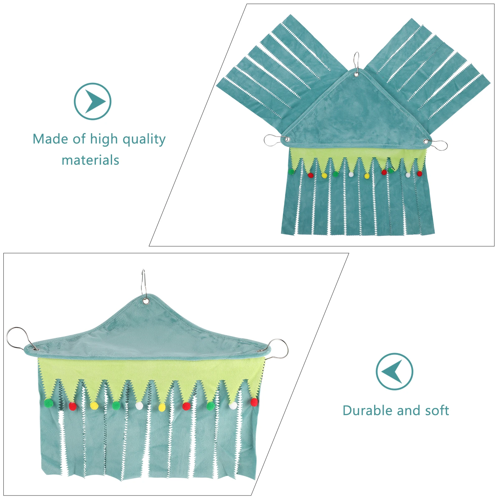 Flannelette Hammock Hamster Hideout House Small Animal Chinchilla Nest Pet Bed Cage Accessories Soft Comfortable Green
Flannelette Hammock Hamster Hideout House Small Animal Chinchilla Nest Pet Bed Cage Accessories Soft Comfortable Green
