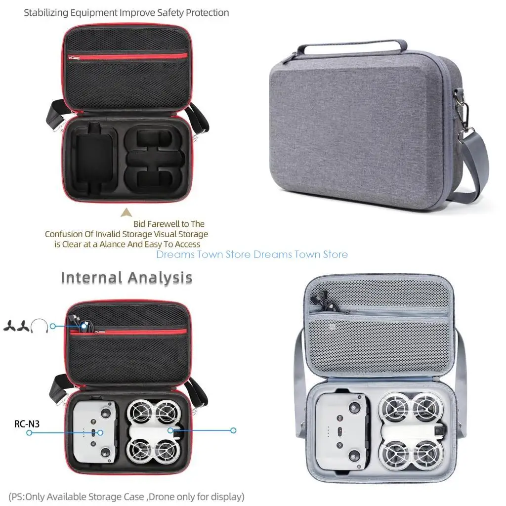 HX6A Portable Carrying Case for Drones PU Storage Bag with Shoulder Straps and Handle Accessories
HX6A Portable Carrying Case for Drones PU Storage Bag with Shoulder Straps and Handle Accessories