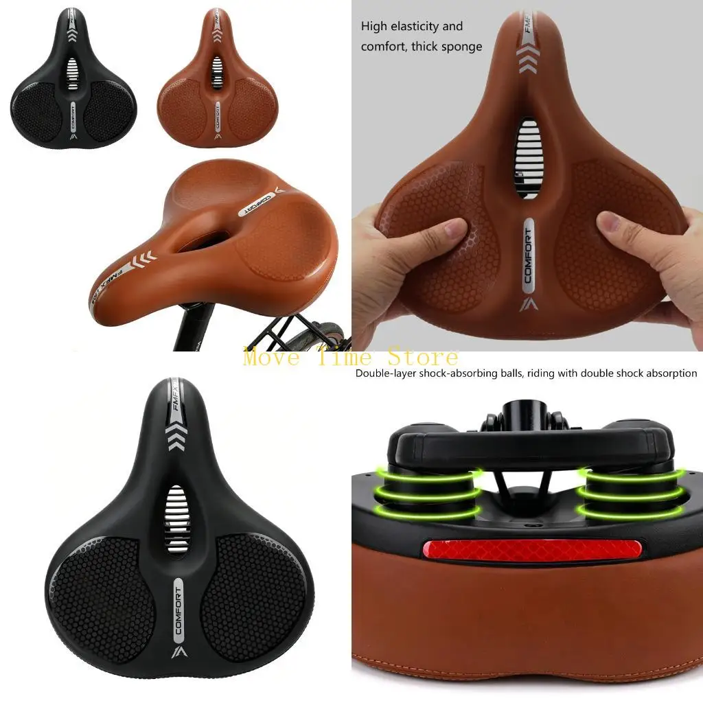 92ME PU Leather Bike Saddles Pad Nonslip Comfortable Bicycles Saddles Bike Cushion for Mountain Exercise Bike Enduring
92ME PU Leather Bike Saddles Pad Nonslip Comfortable Bicycles Saddles Bike Cushion for Mountain Exercise Bike Enduring
