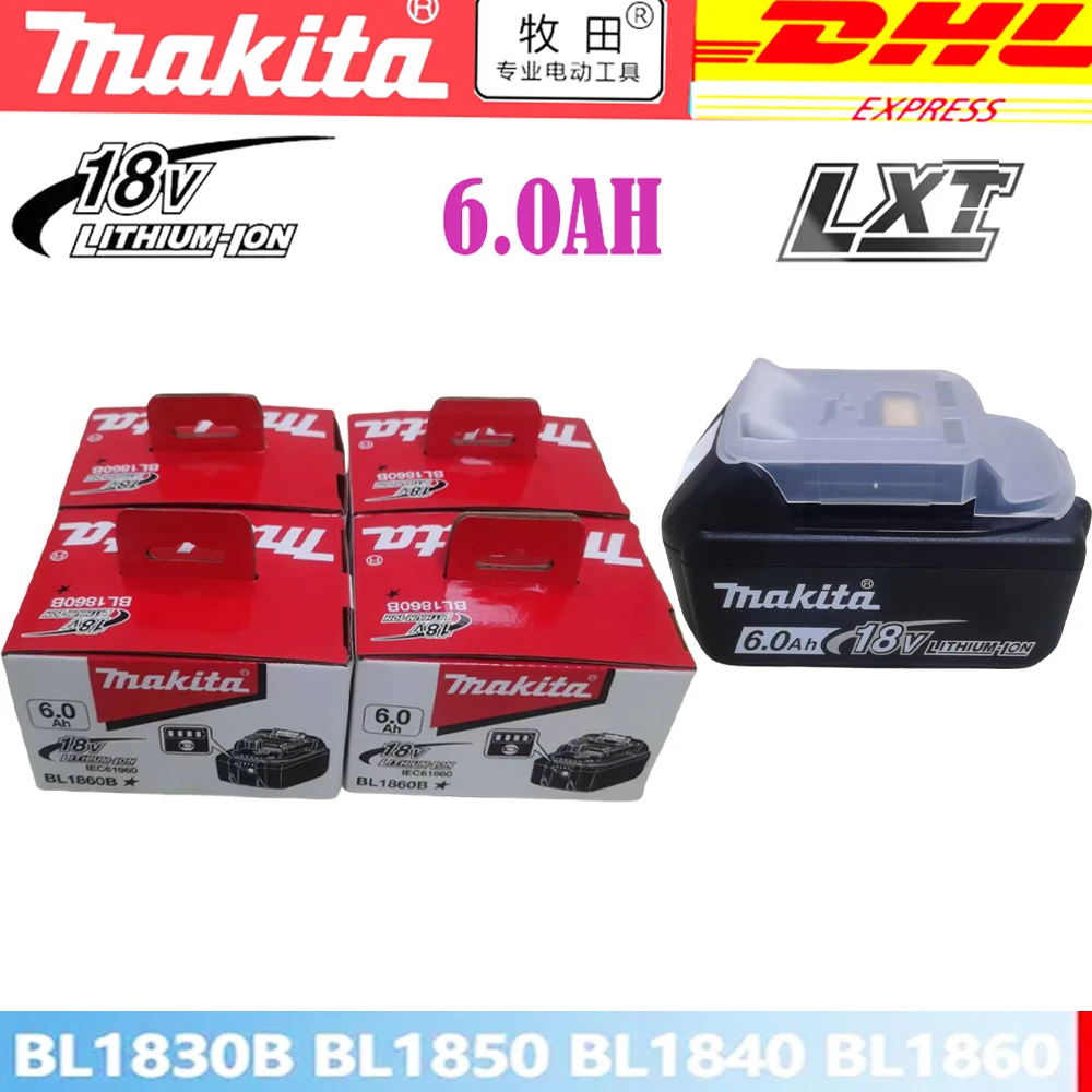 100% original Makita rechargeable power tool battery18V6.0Ah,Makita LXT BL1860B BL1860BL1850 BL1830 Replaceable LED lithium-ion
100% original Makita rechargeable power tool battery18V6.0Ah,Makita LXT BL1860B BL1860BL1850 BL1830 Replaceable LED lithium-ion