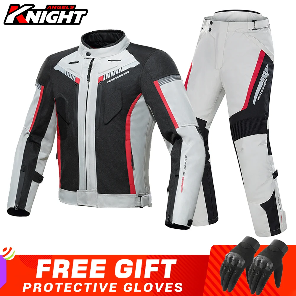 Motorcycle Jacket Pants Suit Waterproof Reflective Racing Jacket Men Biker Motocross Jacket Motorcycle Clothing Four Seasons
Motorcycle Jacket Pants Suit Waterproof Reflective Racing Jacket Men Biker Motocross Jacket Motorcycle Clothing Four Seasons