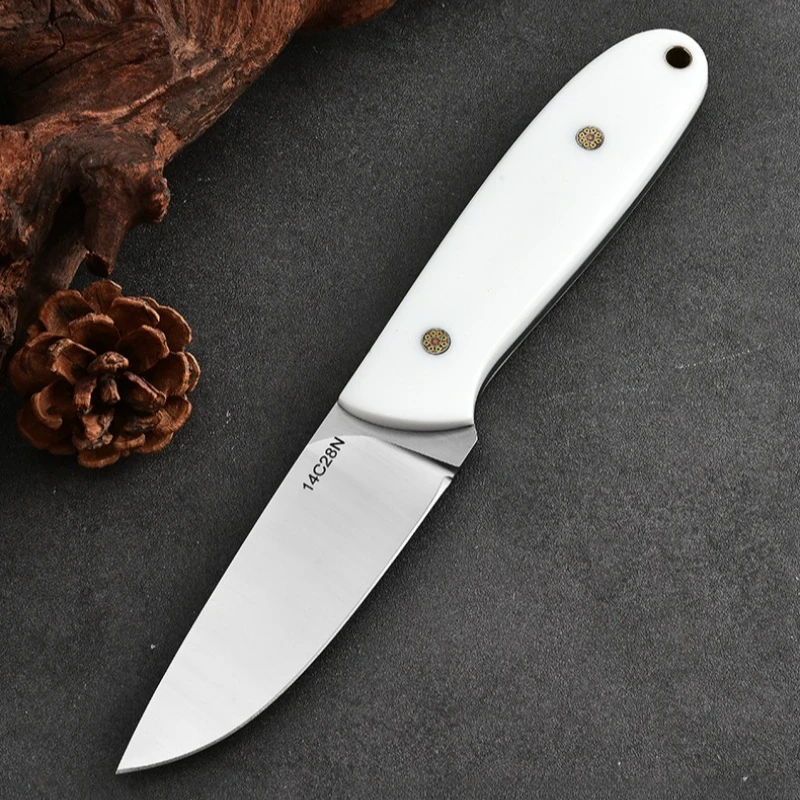 14C28N Blade Fixed Blade Pocket Outdoor Camping Survival Hiking Fishing Knife Hunting Portable Utility Knives EDC Tools
14C28N Blade Fixed Blade Pocket Outdoor Camping Survival Hiking Fishing Knife Hunting Portable Utility Knives EDC Tools