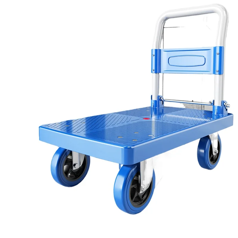 Pull goods folding portable trailer silent wheel flatbed truck handling household express trolley
Pull goods folding portable trailer silent wheel flatbed truck handling household express trolley