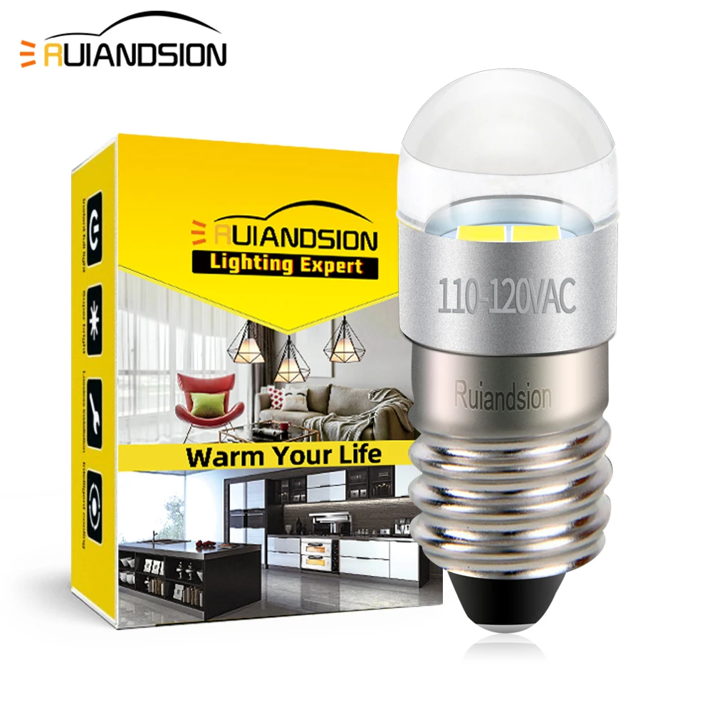 E10 LED Bulb 110V AC Indicator Lamp with Premium 2835Chip for Desk Lamp Replacement DIY Model Accessory Decorative Display Light
E10 LED Bulb 110V AC Indicator Lamp with Premium 2835Chip for Desk Lamp Replacement DIY Model Accessory Decorative Display Light