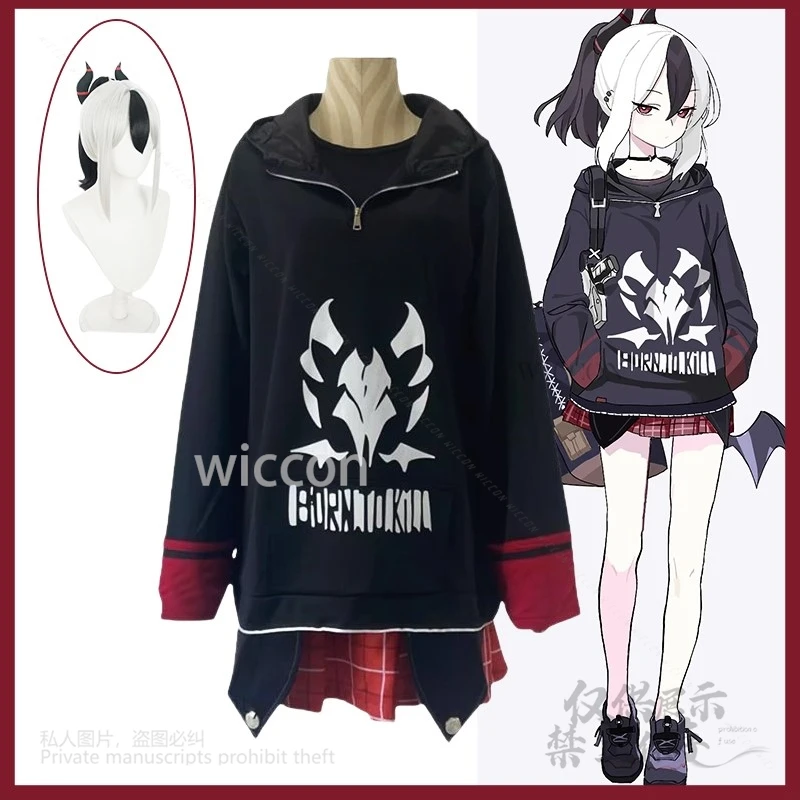 Anime Game Blue Archive Cosplay Onikata Kayoko Costume Wigs Hoodie Outfit Women Black Top Dress Suit Halloween Party Customized
Anime Game Blue Archive Cosplay Onikata Kayoko Costume Wigs Hoodie Outfit Women Black Top Dress Suit Halloween Party Customized