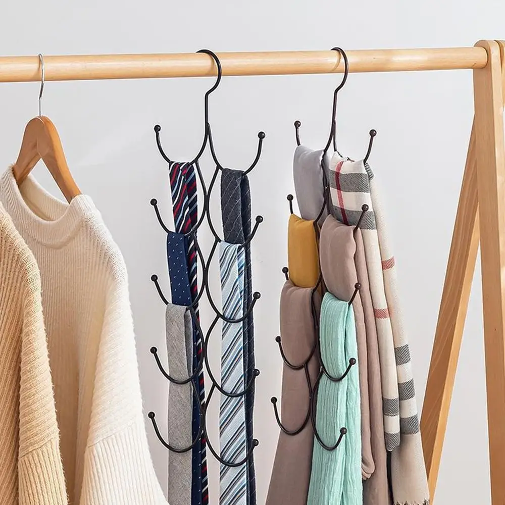 2Pcs Metal Multi-layer Scarf Hanger Space Saving Household Belt Scarf Storage Hanger Large Capacity Belt Rack
2Pcs Metal Multi-layer Scarf Hanger Space Saving Household Belt Scarf Storage Hanger Large Capacity Belt Rack