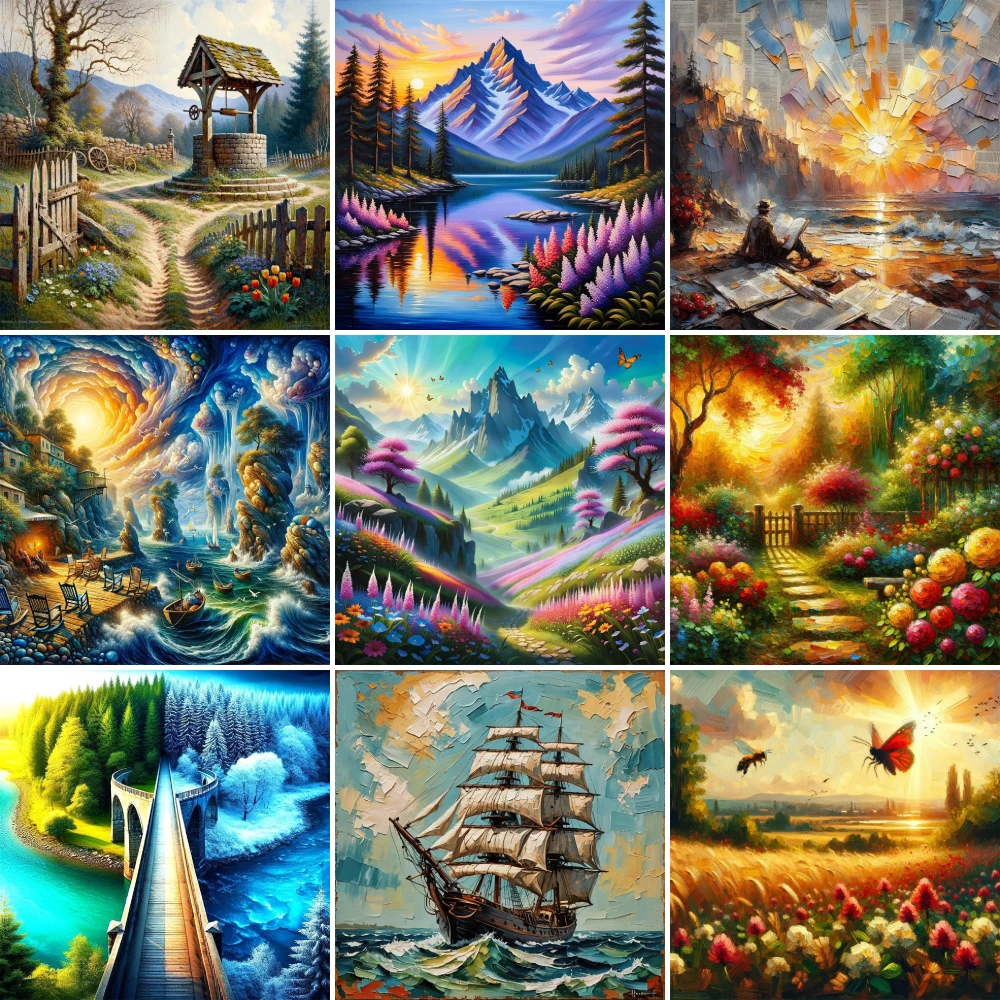 Fantasy Landscape Printed Canvas 11CT Cross-Stitch Set Embroidery Craft Sewing Handmade Painting Room Decor Design For Adults
Fantasy Landscape Printed Canvas 11CT Cross-Stitch Set Embroidery Craft Sewing Handmade Painting Room Decor Design For Adults